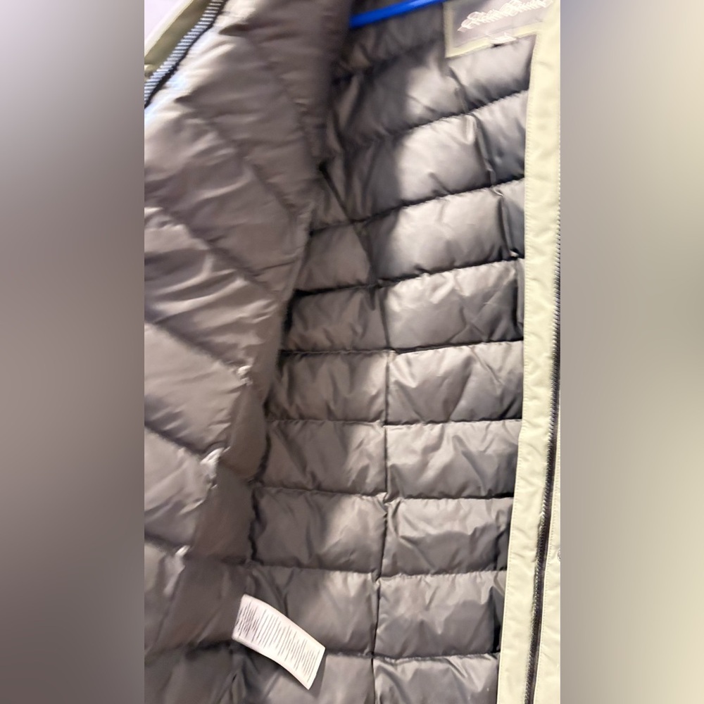 Eddie Bauer Gray Quilted Jacket
